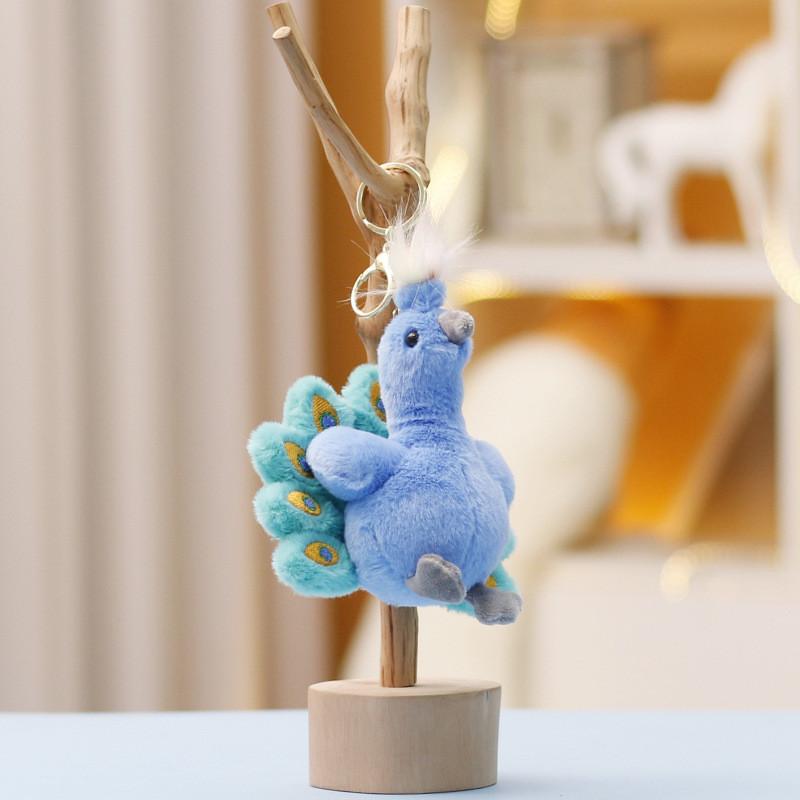 Cartoon Peacock Stuffed Animal Doll With Pp Cotton Filling For Gifts And Decor