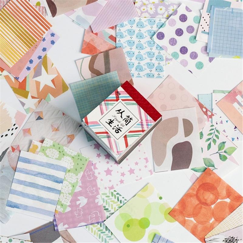 

400 листов Многофункциональная крафт-бумага Ретро фоновая декоративная бумага Блок для заметок Блокнот для письма Школьные принадлежности