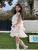 Girls' Shimmering Princess Sleeveless Ruffle Dress - 2026 Summer Holiday New Arrivals for Middle and Older Children