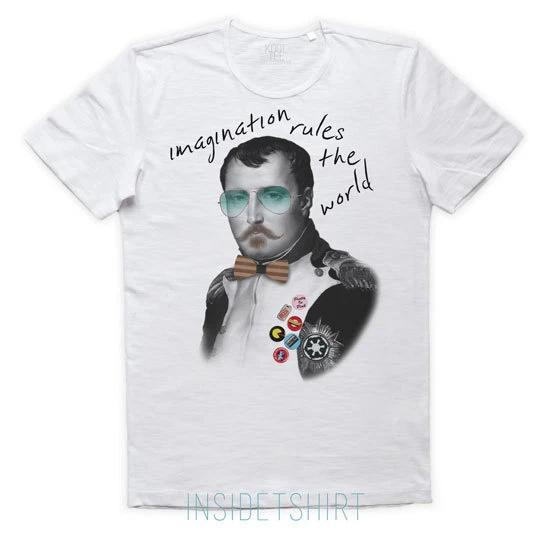 NAPOLEON HIPSTER T-SHIRT cool jersey Napoleon imagination power T-SHIRT MAN 4XL