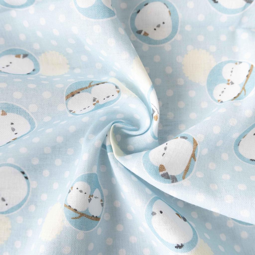 Made in Soft and Cute Gauze Hand Cotton and Japan, Towels, 100% (3 designs Long-tailed Tit, Capybara, Panda)