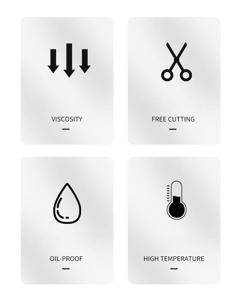 60 cm * 1M/3M/5M/nálepka do kuchyně Vodotěsná, olejovzdorná, ohnivzdorná, zahuštěná mramorová tapeta, odolná proti vlhkosti stěny, samolepicí nálepka na zeď