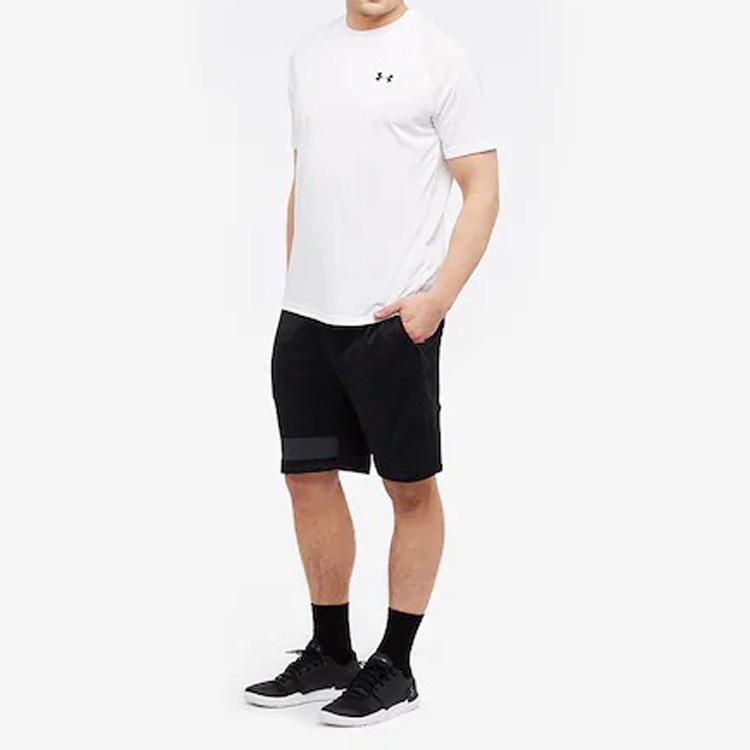 Under Armour Quick-Dry Training Tech Crew Neck Short Sleeve T-Shirt Men Tops White 1228539-100