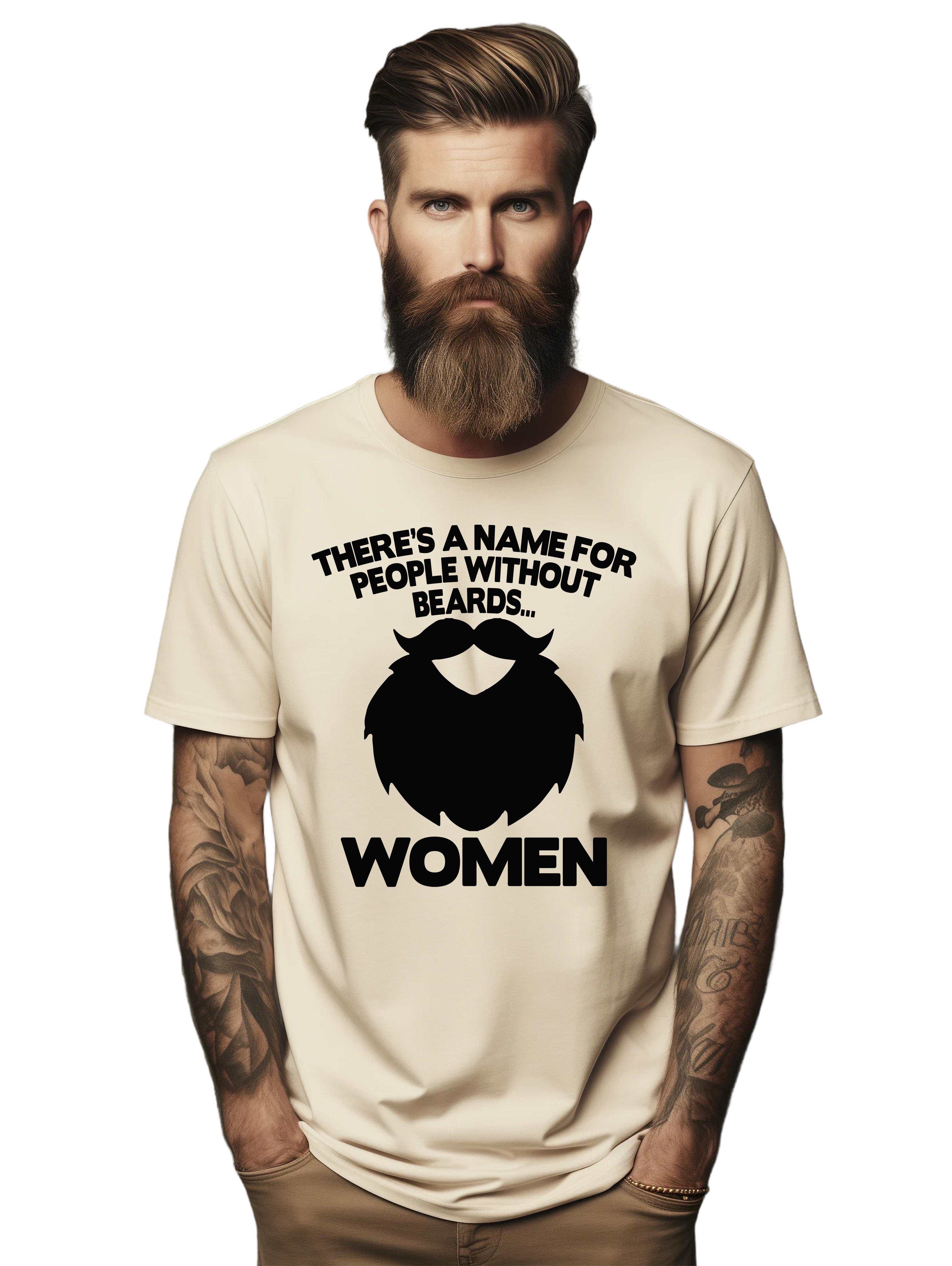

PrintBar People Without Beards t-shirt - Hilarious and Beardless! Funny t-shirt, 4XL