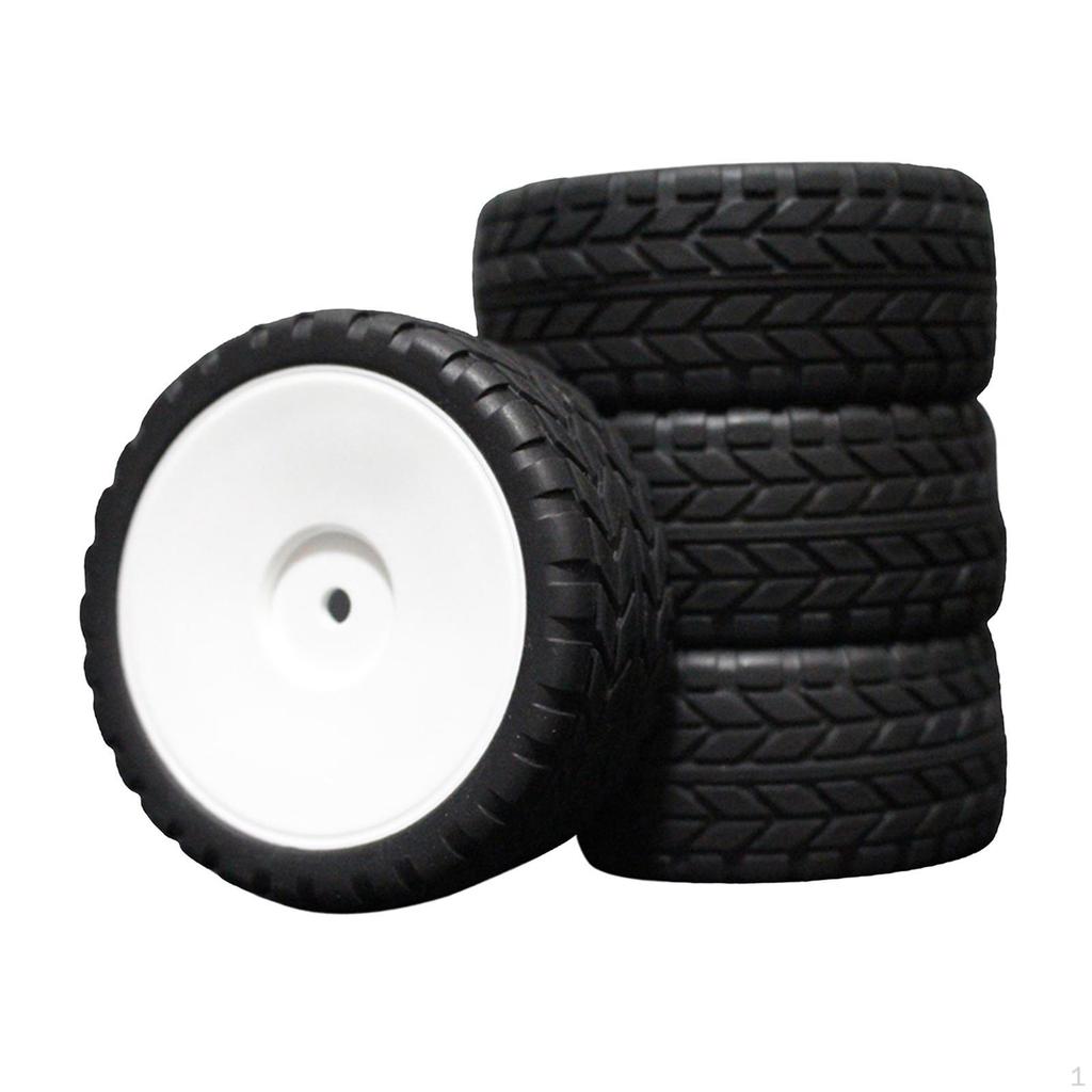 4Pcs 65mm Wheel Tires Spare Replace Part for HPI DIY