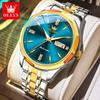 OLEVS Original Automatic Watches for Man High-end Luxury Sapphire Crystal Mirror Import Mechanical Movement Men's Business Watch