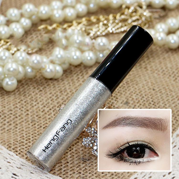 Glitter Eyeliner Fluid Pearlescent Eye Head Lift Tears Eye Makeup Color Eyeliner Fluid Lie Silkworm