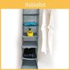 Japanese Style Foldable Non-woven Fabric Hanging Bag For Wardrobe Storage