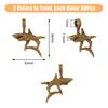 60Pcs 2 Colors Tibetan Style Alloy Pendants Shark Antique Bronze & Antique Silver 36x32x7.5mm Hole: 5mm 30pcs/color