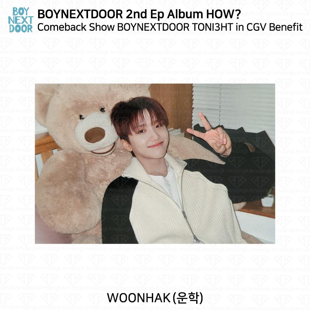 BOYNEXTDOOR 2nd EP Album HOW? Comeback Show TONI3HT In CGV Benefit Photo KPOP