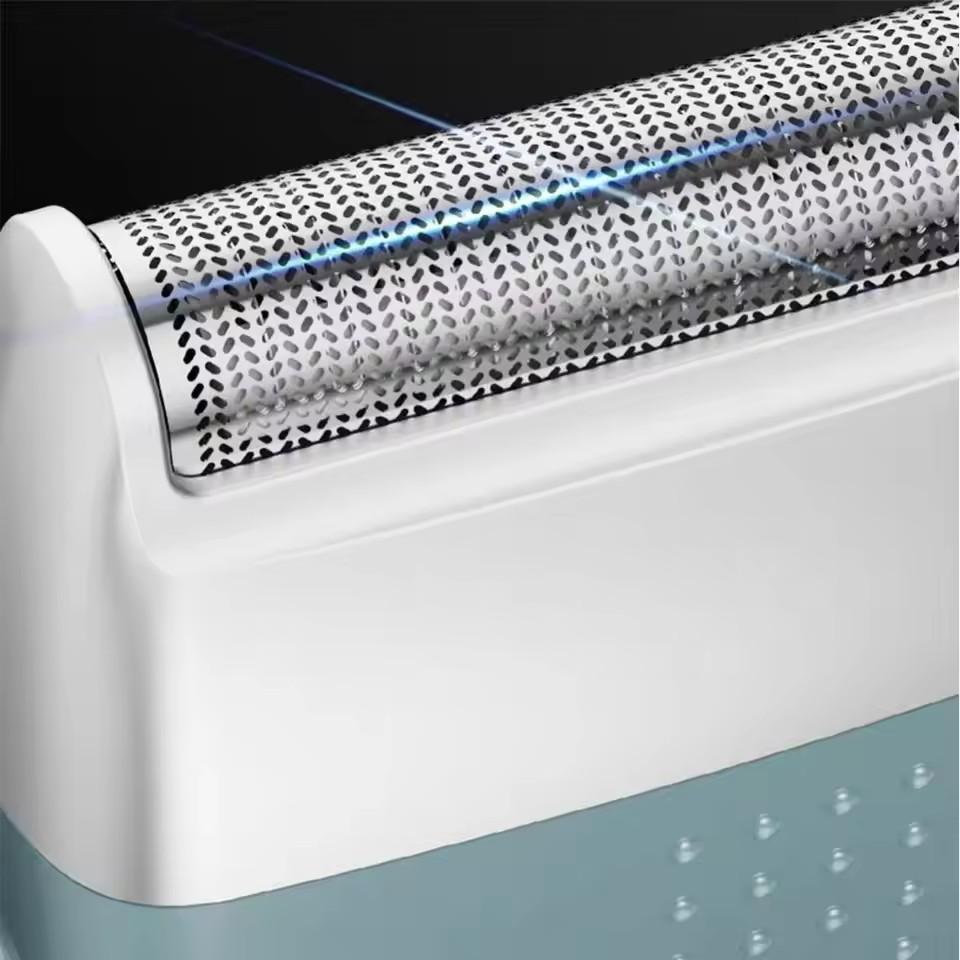 Rasoio Elettrico Ultra Pulito Sicurezza Funzionamento Silenzioso Rasoio Elettrico Alternativo Professionale Ricaricabile Tagliabaffi da Uomo