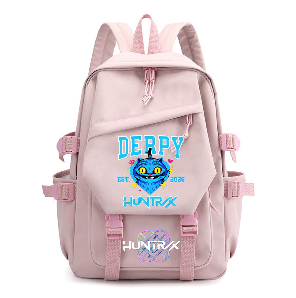 Cartoon Kpop Dämonenjäger Bedruckter Rucksack für Teenager Jungen Mädchen Schultasche Kinder Schüler Wasserdichter Buchrucksack Frauen Wasserdichte Reisetasche Kindergeschenk