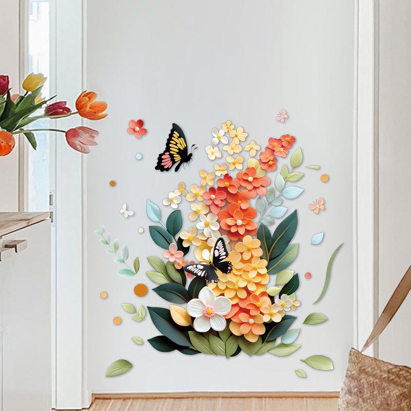 Branch bird children's bedroom room kindergarten home decoration self-adhesive paper