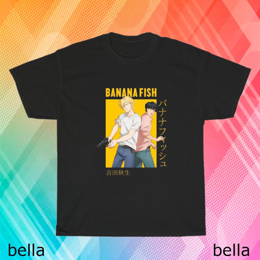 New Banana Fish Ash Lynx Eiji Okumura logo T-Shirt XXXL