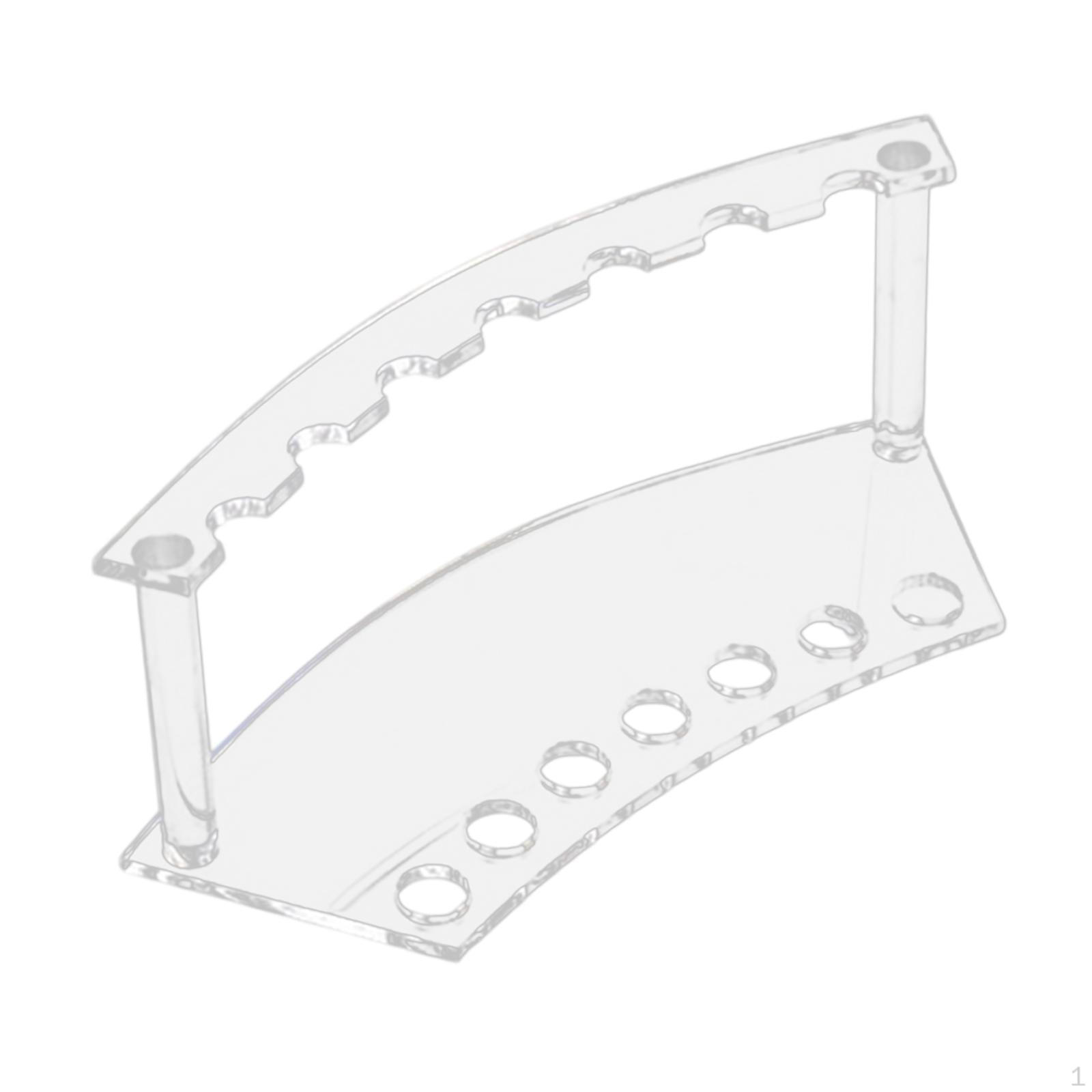 

Акриловая стойка для кистей и маркеров для макияжа 20.3x6.8x7.7cm