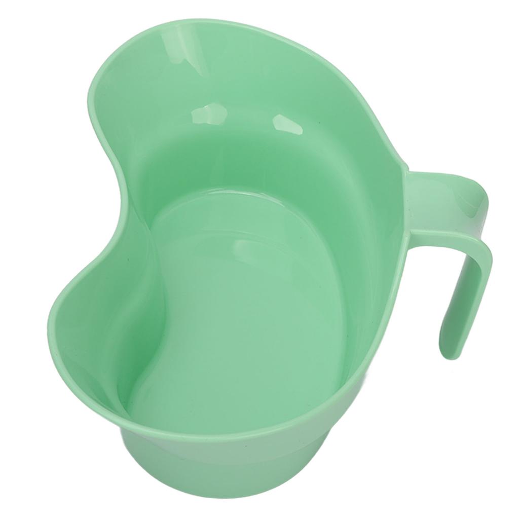 880ml Oral Care Basin Cup Inward Curved Vomit Bowl Tooth Brushing Tray for Elderly Bedridden