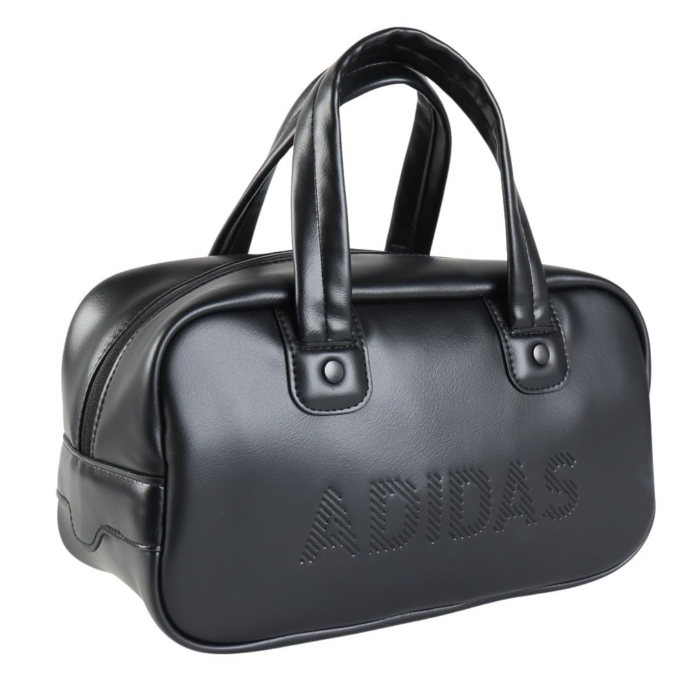 

[Adidas Golf] Golf Boston Bag Three Stripes Round Boston BlackWhite