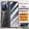 For OPPO Find N6 Case Luxury Plating Magsafe Stand Magnetic Protective Back Cover Case For Find N6 N5 Spring Hinged Holder Shell