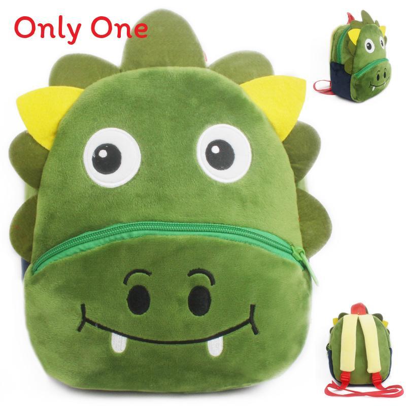 Nickel Childrens Plush Backpack With Animal Pattern For Kindergarten And School Use