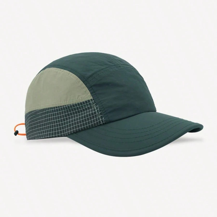 Retro Color Matching Baseball Cap Tooling Five-piece Hat Outdoor Mountaineering Sunshade