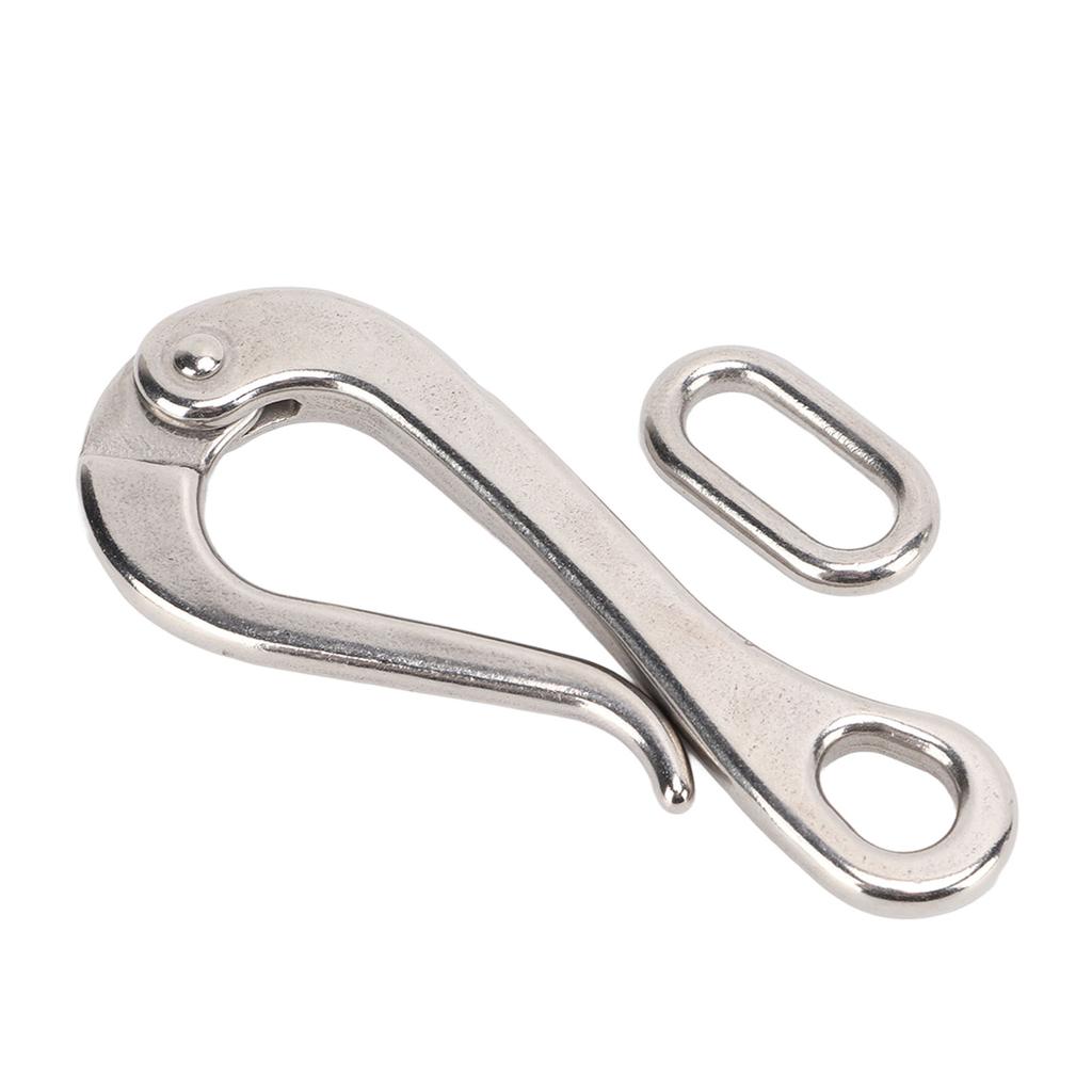 Stainless Steel Yacht Hook and Eye with Quick Release Link Yacht Hook Marine Boat Hardware