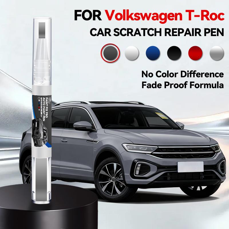 

OPRTAMG Brand For Volkswagen T-Roc 2017-2025 A1 Paint Repair Brush Touch Up Scratch Remover DIY Auto Accessories Black White Gra