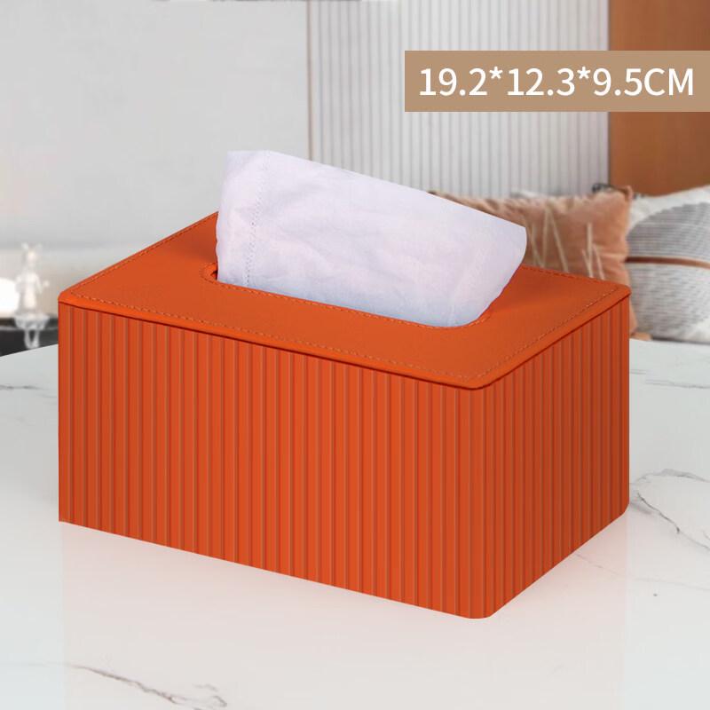 Leather Multifunction Desktop Tissue Box