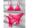 Women's Hot-Selling Three-Piece European & American Lace-Up Bikini Set