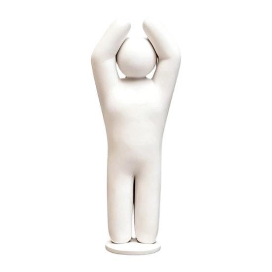 Minimalist Man Decoration 1/8Pcs 3D Printed Game Character Figure, Sitting Standing Lying Figurine, Model Abstract White Statue, Collectible Gift for