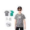 Children's Summer Clothing K-style Kids Sports Short-Sleeved T-shirt Children's Mesh Quick-Drying Breathable Boy Letter Jacket