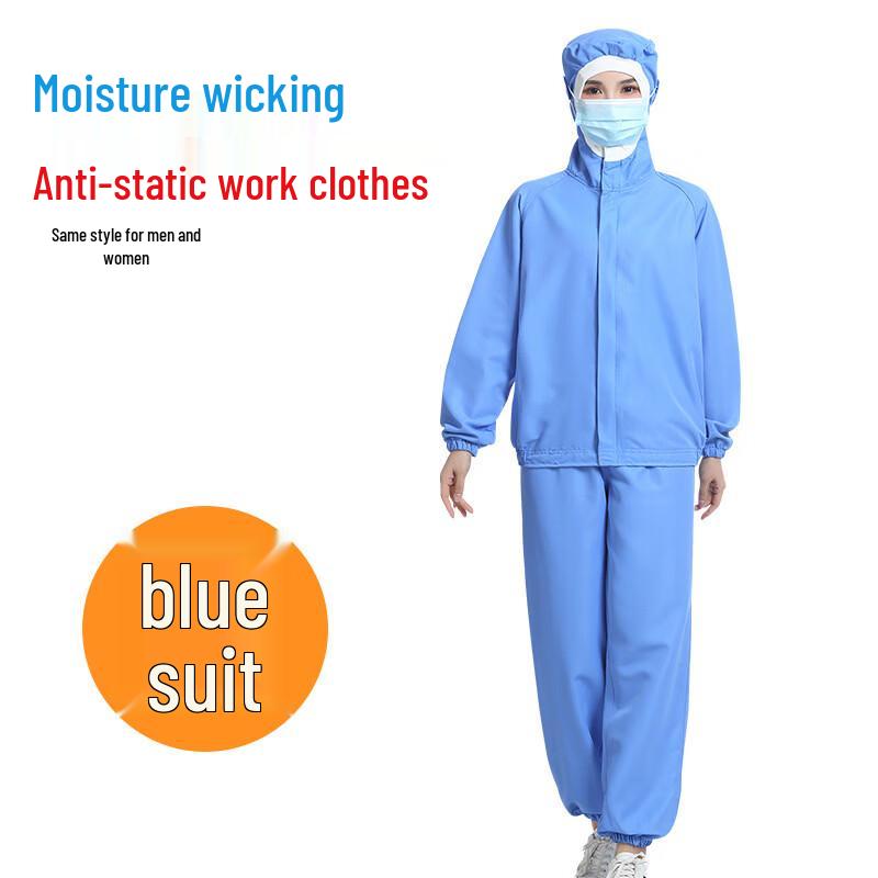 Xinan Shi Anti-static Hooded Food Industry Workwear Set S