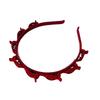 1 Piece Hair Accessories With Clip Ring Fashion Double-Band Hairband Flocked Non-Slip Braided Hair Decorative Hairpin Hairband
