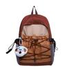 Schoolbag trendy lightweight travel bag small backpack high value junior and high school students class schoolbag new simple contrasting color b