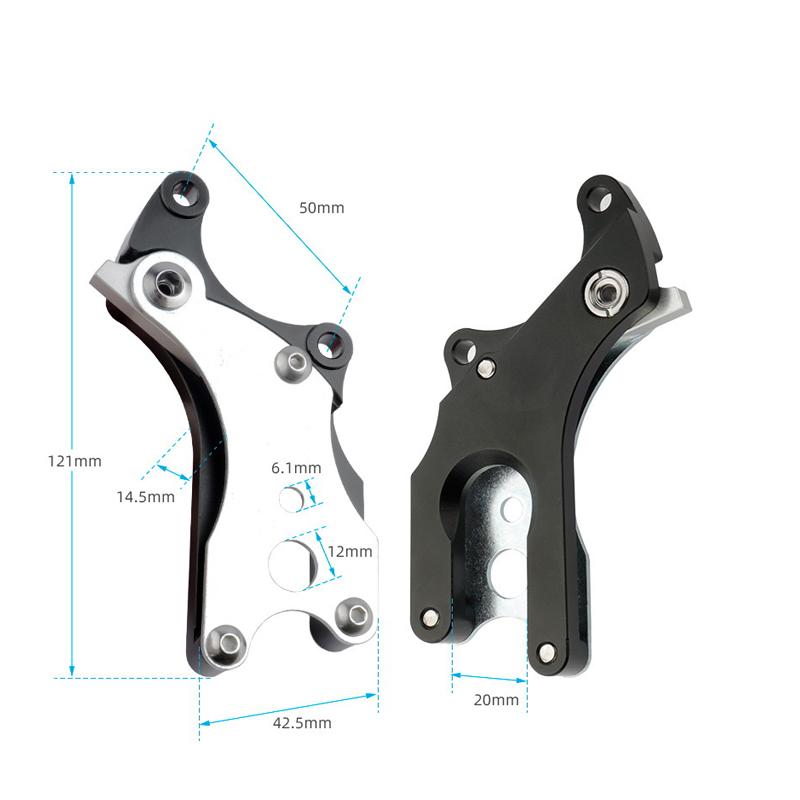 Bike Disc Brake Adapter Mountain Bike Frame V Brake Mounting Converter Road Bike Rear Wheel Heavy Duty Conversion Accessories