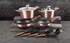 Berlinger Haus Bh-6142 Rose Gold Granite Cookware Set