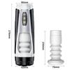 Male Automatic Telescopic Masturbation Cup Electric Retractable Heating Sucking Real Vaginal Trainer Masturbator Adult Sex Toys