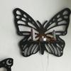 Vintage Butterfly Shape Wood Crystal Shelf Wall Hanging Floating Shelves for Potted Plant Candle Holder Organizers Rack