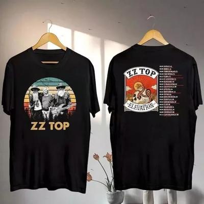 NY! ZZ Top The Elevation Tour 2026 T-shirt Tung Bomull Alla Storlekar Gåva Till Fans