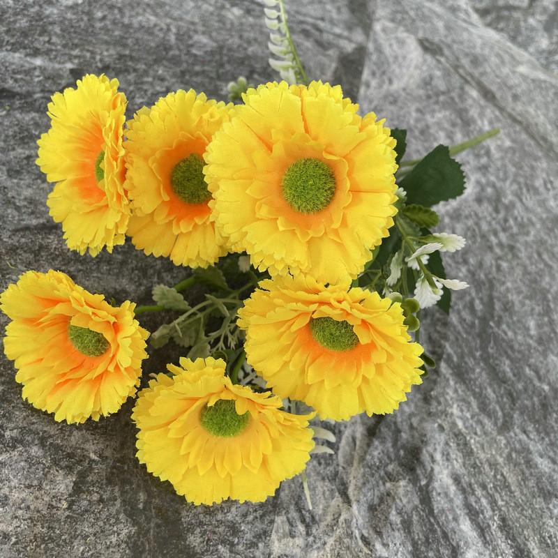 Chrysanthemum Flower Artificial Wedding Hotel Restaurant Decoration Desktop