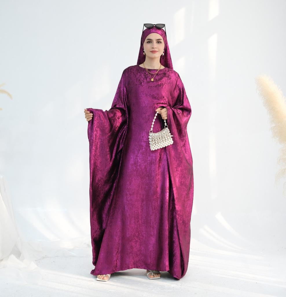 Loriya2025 Elegantes Patchwork Abaya Kleid LR778