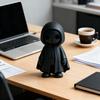 Black & White Ghost 3D Printed Statue - Halloween Desk Decor, Office Toy, New Viral Gift for Horror Fans & Home Accent