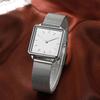 RORIOS watch Women's Wristwatch Popular Unique Square Face Simple Classic Watch Japanese Quartz Stylish Cute Casual Stainless Steel Commuting School B
