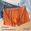 Ice Silk Men's Quick-Dry Seamless Boxer Briefs: Antibacterial, Skin-Friendly, Nude Feel