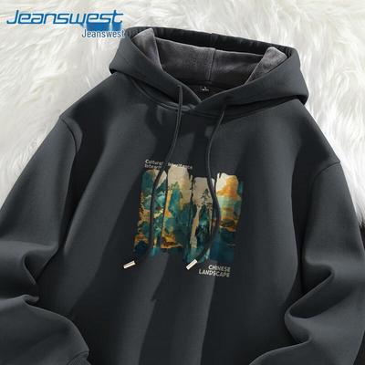 Jeanswest Unisex JZS Gilded Landscape Fleece Hoodie