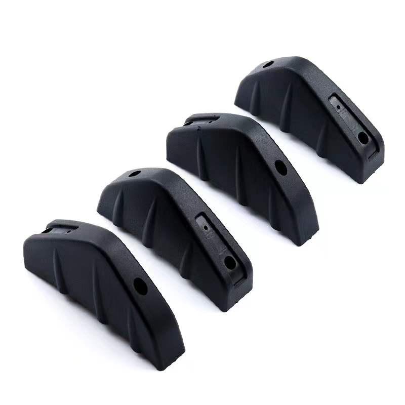 

4 шт. Универсальный автомобильный диффузор из АБС-пластика для заднего бампера, спойлер, диффузор для губ, аксессуары для предотвращения столкновений в комплекте чёрный