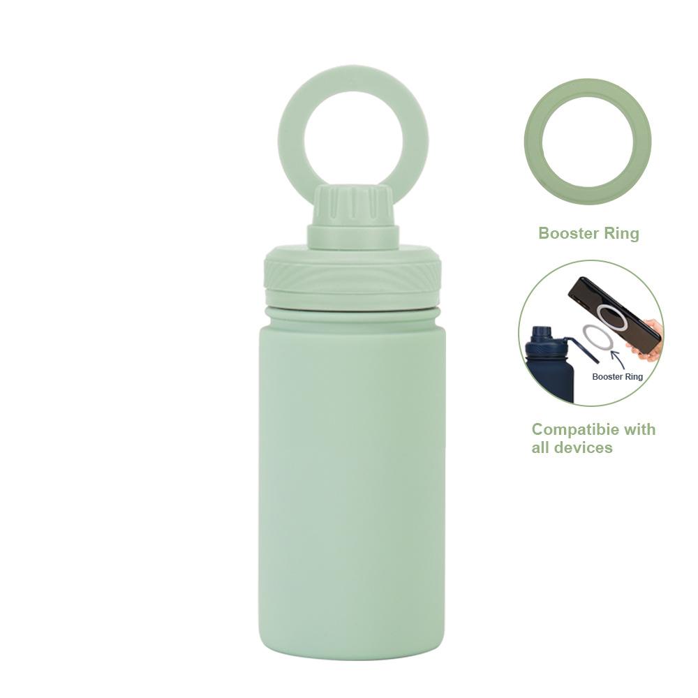 

350Ml Stainless Steel Sports Water Cup Wide Mouth Portable Bottle 316L Magnetic Thermos Cup 350ml светло-зеленый