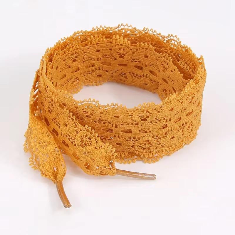 

2,9 см Широкие Фантазийные Кружевные Плоские Шнурки для Кроссовок Милые Шнурки для Женской Обуви Повседневные Шнурки Черно-Белые Аксессуары для Обуви 100cm оранжевый