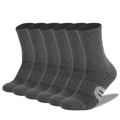 Marca Urgot 6 Pares Meias Esportivas Masculinas para Exterior Meias de Caminhada Espessas Absorventes de Suor Meias de Corrida Outono Inverno Tamanho Grande 47-50