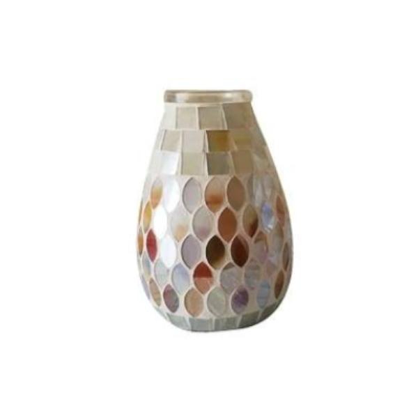 Vases Mosaic Glass Vase Home Decor Accessories