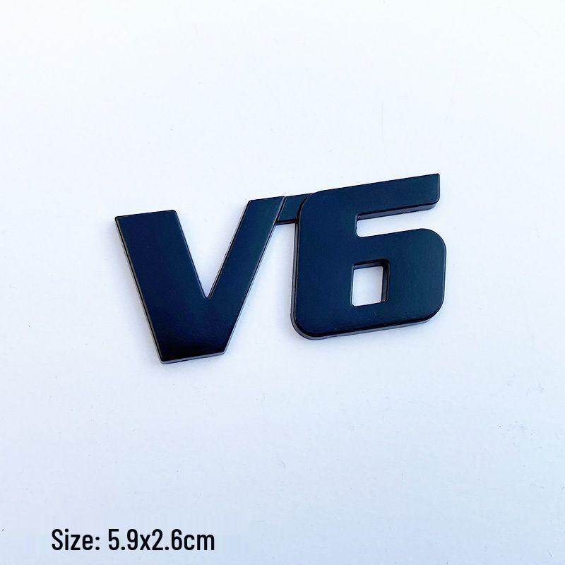 Наклейка на автомобиль 4WD: Полный привод, Внедорожник V6/V8, 4x4 Металлический боковой и задний значок